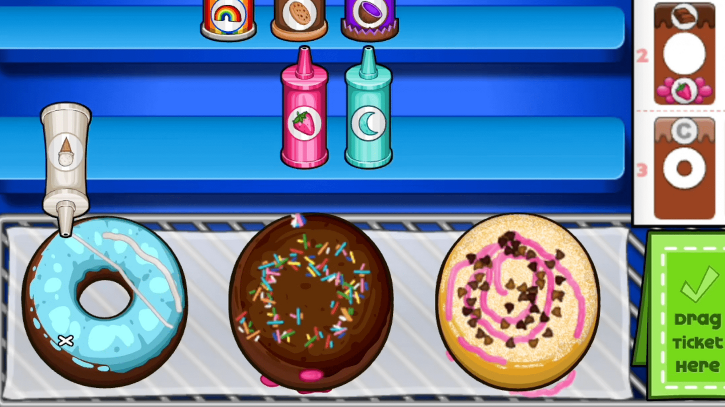 Analisi del gameplay di Papa's Games Donuteria