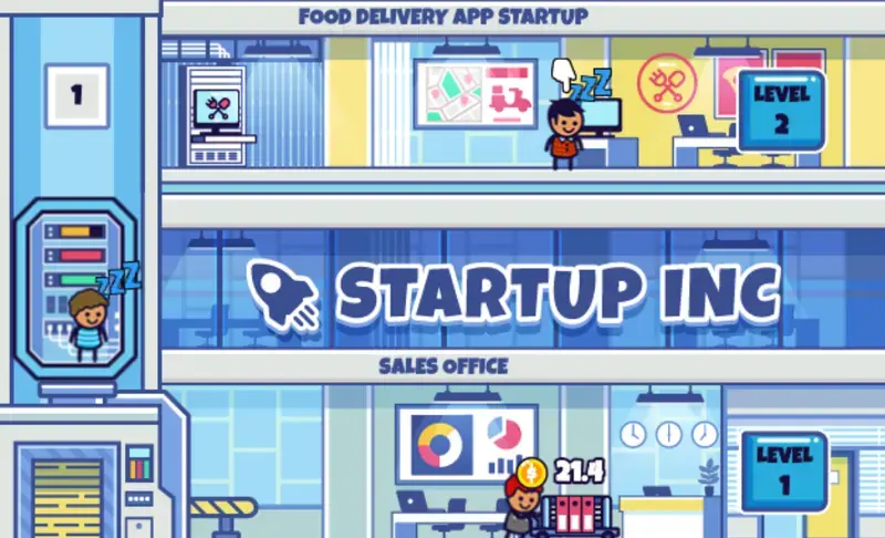 Jogue o Idle Startup Tycoon: nosso jogo ocioso mais tecnológico