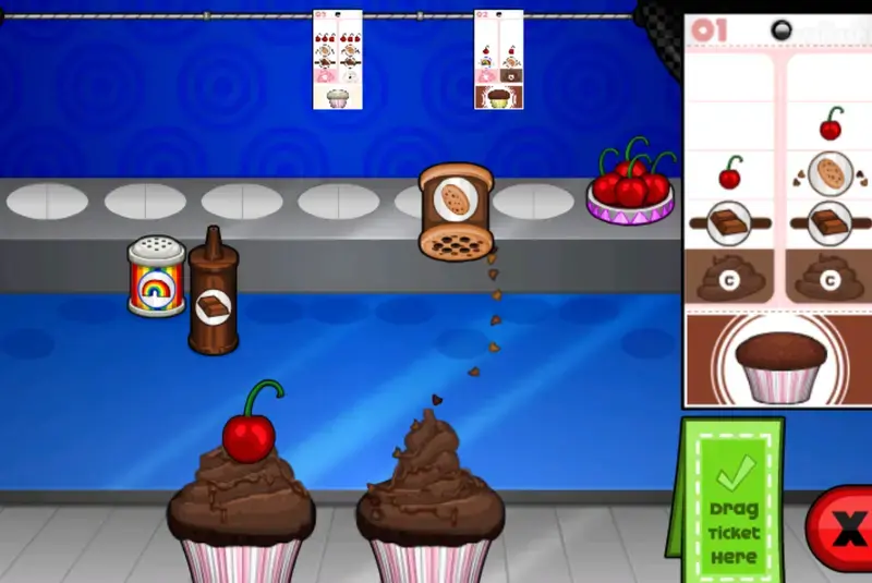 Cómo jugar Papa's Cupcakeria