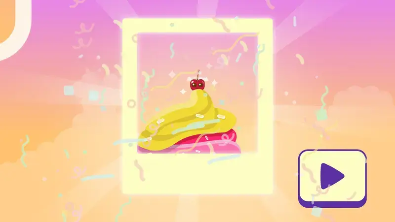 如何在冰淇淋上玩樱桃