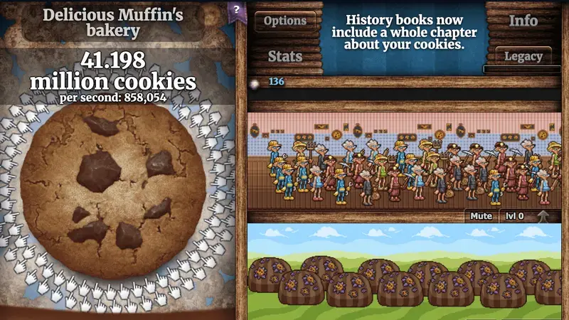 Cookie Clicker: ya disponible en dispositivos móviles.